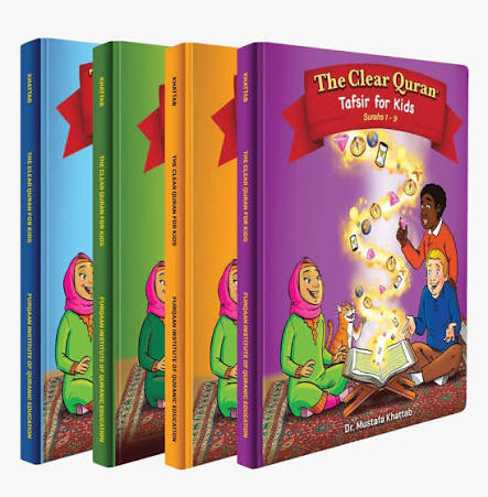 The Clear Quran® Tafsir For Kids by Mustafa Khattab(4 book set)