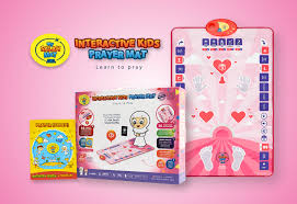 Interactive Kids Prayer Mat(Pink Version)